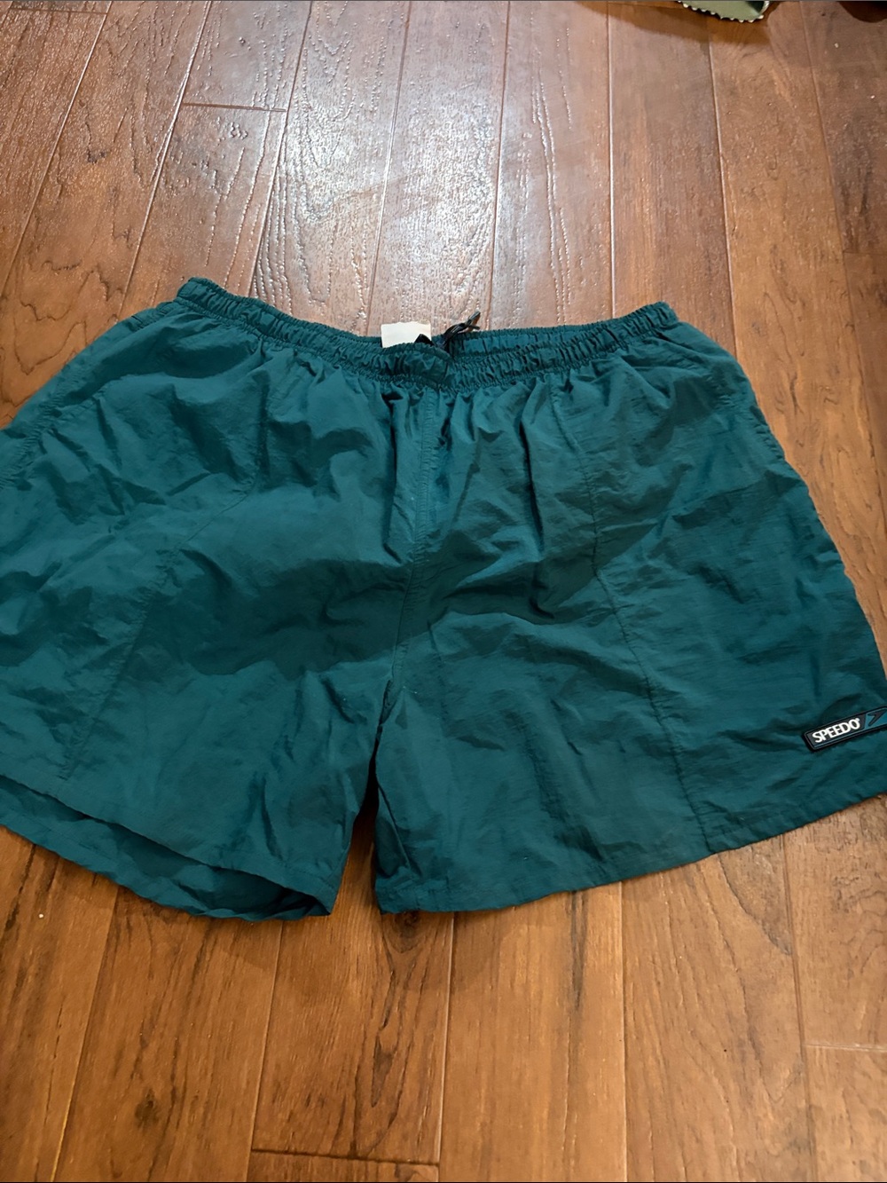 Vintage Speedo Men’s Teal Green Swim Trunks